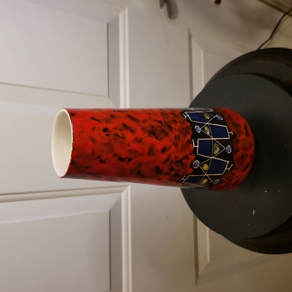 Italian Mid-Century Modern Ceramic Vase by C.E.M.A.S  Sesto  Florence 10" - Picture 3 of 10